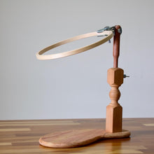 Seat/lap stand with 12-inches embroidery hoop